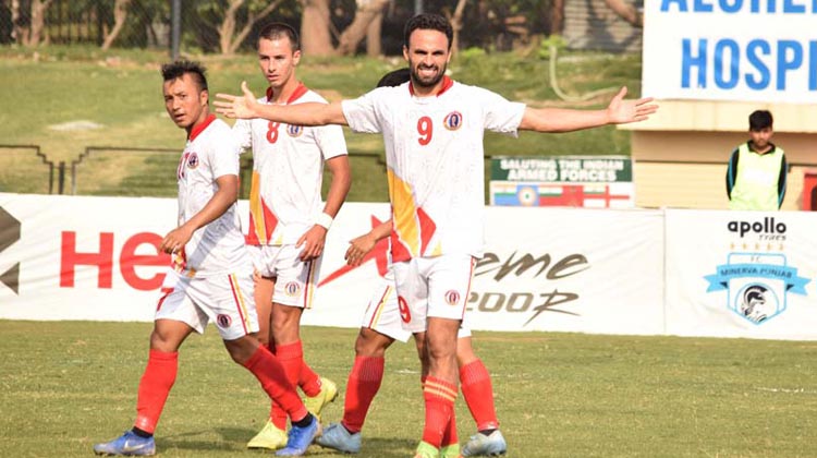 ചെന്നൈയുടെ തോൽവിക്ക്​ പിന്നാലെ ഇൗസ്​റ്റ്​ ബംഗാളിന്​ ജയം; ​െഎ ലീഗ്​ ഫോ​േട്ടാ ഫിനിഷിലേക്ക്​